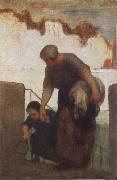 Honore  Daumier The Washer woman oil painting picture wholesale